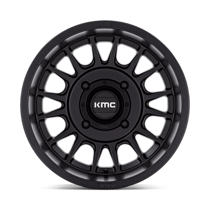 KMC KS138 IMPACT UTV Satin Black 15x10 0 4x156mm 115.1mm