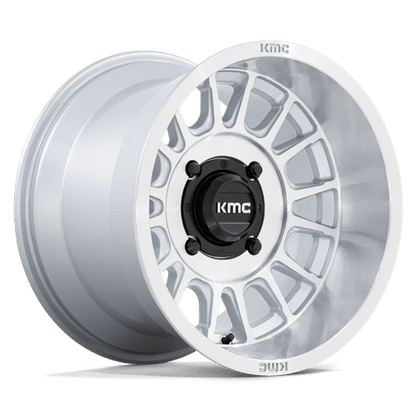 KMC KS138 IMPACT UTV Silver W/ Machined Face 15x10 0 4x137mm 96mm