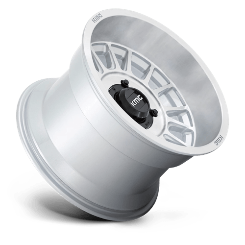 KMC KS138 IMPACT UTV Silver W/ Machined Face 15x10 0 4x156mm 115.1mm