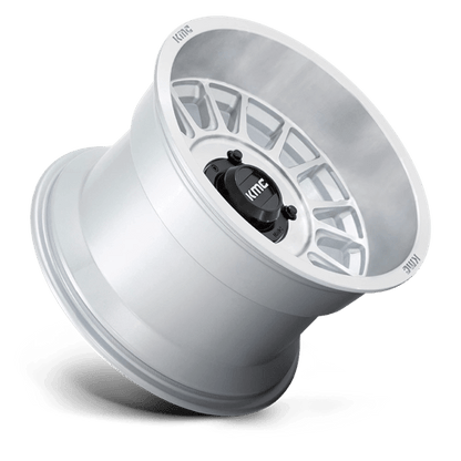 KMC KS138 IMPACT UTV Silver W/ Machined Face 15x10 0 4x156mm 115.1mm