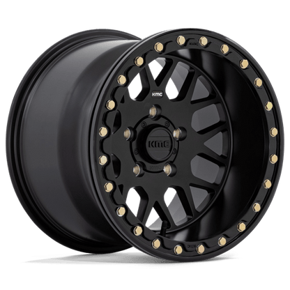 KMC KS235 GRENADE UTV BEADLOCK Satin Black 14x10 0 4x137mm 112.1mm