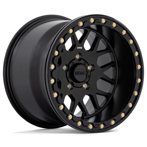 KMC KS235 GRENADE UTV BEADLOCK Satin Black 15x6 +38 4x137mm 112.1mm