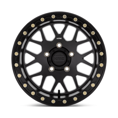 KMC KS235 GRENADE UTV BEADLOCK Satin Black 14x7 +10 4x156mm 132mm