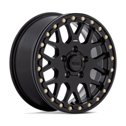 KMC KS235 GRENADE UTV BEADLOCK Satin Black 15x6 +38 5x114.3mm 72.6mm