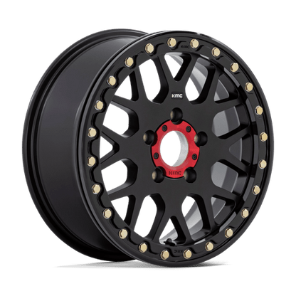 KMC KS235 GRENADE UTV BEADLOCK Satin Black 15x6 +38 5x114.3mm 72.6mm