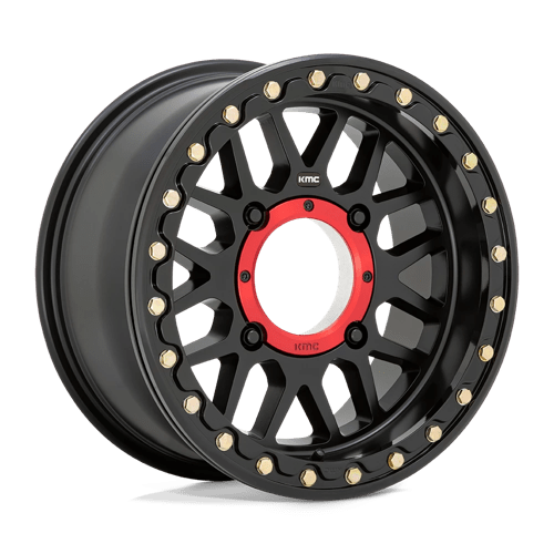 KMC KS235 GRENADE UTV BEADLOCK Satin Black 15x7 +10 4x137mm 112.1mm