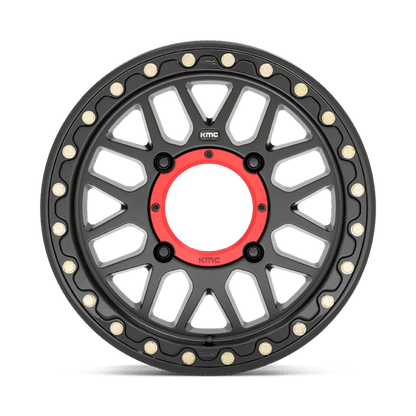 KMC KS235 GRENADE UTV BEADLOCK Satin Black 15x7 +10 4x110mm 86mm