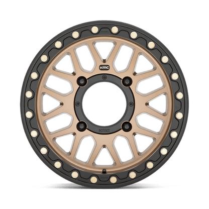KMC KS235 GRENADE UTV BEADLOCK Satin Bronze 15x7 +10 4x137mm 112.1mm