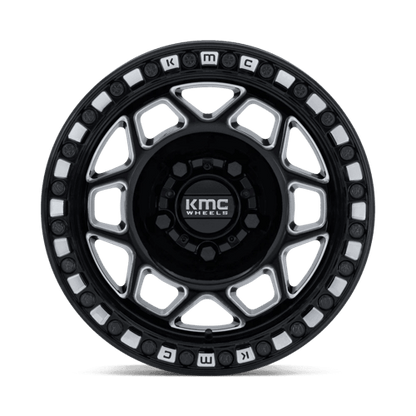 KMC KS241 TORX UTV BEADLOCK Gloss Black Milled 15x8 0 5x114.3mm 72.6mm