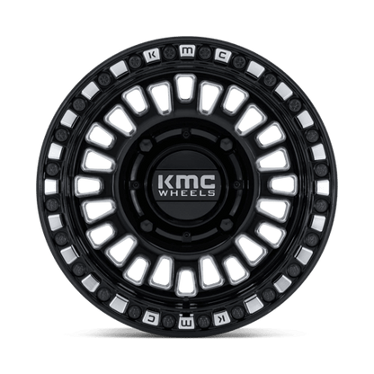 KMC KS242 AZTEC UTV BEADLOCK Gloss Black Milled 15x7 +38 4x156mm 115.1mm