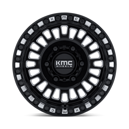 KMC KS242 AZTEC UTV BEADLOCK Gloss Black Milled 15x7 +38 6x139.7mm 100.3mm