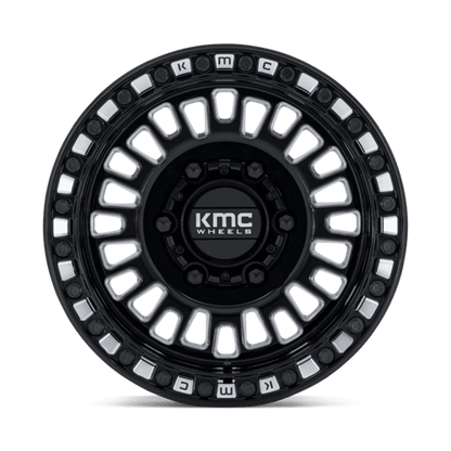 KMC KS242 AZTEC UTV BEADLOCK Gloss Black Milled 15x7 +38 6x139.7mm 100.3mm
