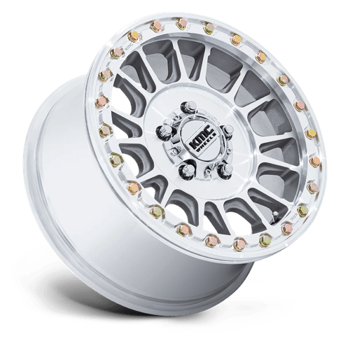 KMC KS239 IMPACT UTV BEADLOCK Machined 15x7 +10 4x156mm 115.1mm