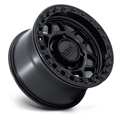 KMC KS241 TORX UTV BEADLOCK Matte Black W/ Gloss Black Rg 15x8 0 5x114.3mm 72.6mm