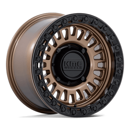 KMC KS242 AZTEC UTV BEADLOCK Matte Bronze W/ Matte Black Rg 15x10 0 5x114.3mm 72.6mm