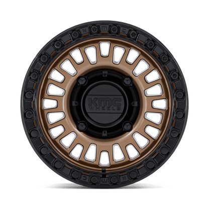 KMC KS242 AZTEC UTV BEADLOCK Matte Bronze W/ Matte Black Rg 15x7 +38 4x137mm 96mm