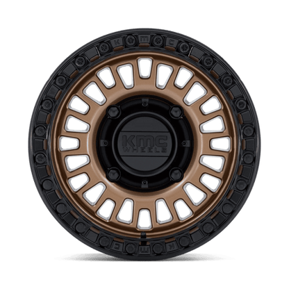 KMC KS242 AZTEC UTV BEADLOCK Matte Bronze W/ Matte Black Rg 15x10 0 5x114.3mm 72.6mm