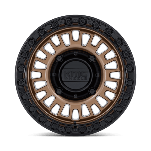 KMC KS242 AZTEC UTV BEADLOCK Matte Bronze W/ Matte Black Rg 15x10 0 4x137mm 96mm