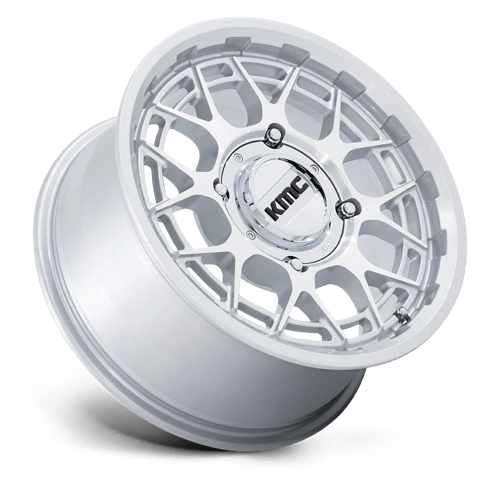 KMC KS139 TECHNIC UTV Gloss Silver Machined 15x7 +38 4x156mm 115.1mm
