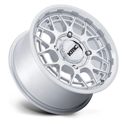 KMC KS139 TECHNIC UTV Gloss Silver Machined 15x7 +38 4x156mm 115.1mm
