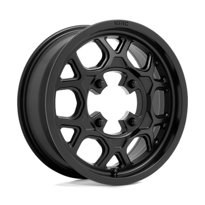 KMC KS133 MESA LITE UTV Satin Black 15x6 +38 4x156mm 115.1mm