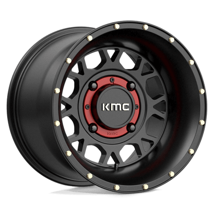 KMC KS135 GRENADE UTV Satin Black 14x10 0 4x137mm 112.1mm
