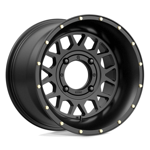 KMC KS135 GRENADE UTV Satin Black 15x10 0 4x156mm 132mm
