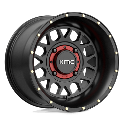 KMC KS135 GRENADE UTV Satin Black 15x10 0 4x137mm 112.1mm
