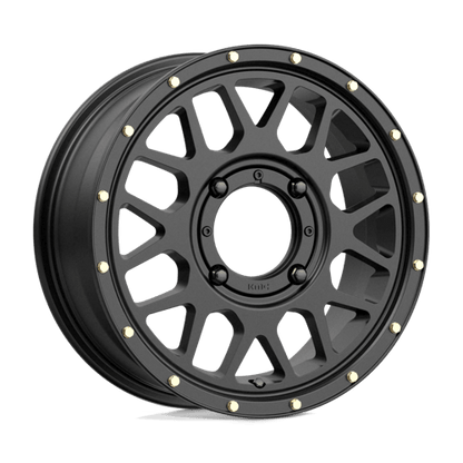 KMC KS135 GRENADE UTV Satin Black 15x6 +38 4x156mm 132mm