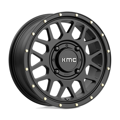 KMC KS135 GRENADE UTV Satin Black 15x6 +38 4x156mm 132mm