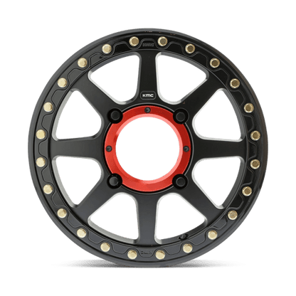 KMC KS234 ADDICT 2 UTV BEADLOCK Satin Black 15x6 +38 4x156mm 132mm