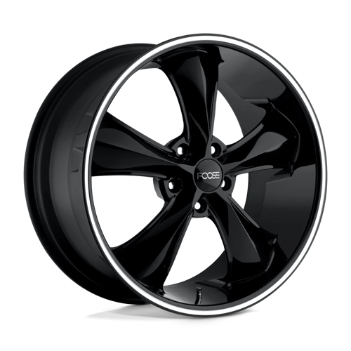 Foose F104 LEGEND Gloss Black Milled 20x10 0 5x127mm 78.1mm