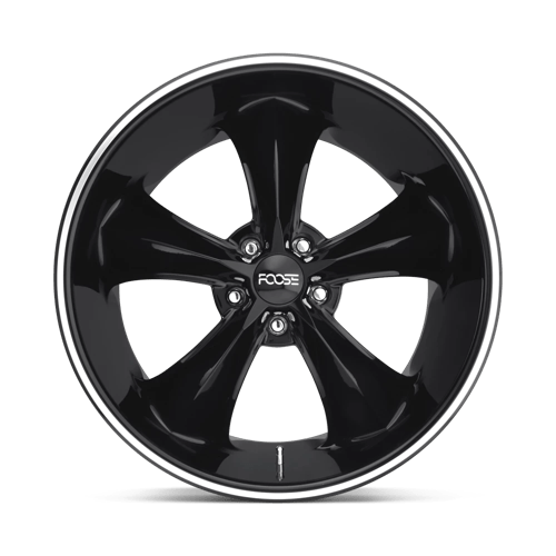 Foose F104 LEGEND Gloss Black Milled 18x8.5 +34 5x114.3mm 72.6mm