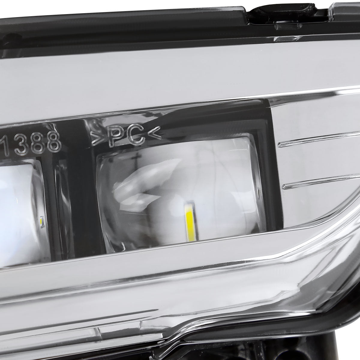 2018-2020 Honda Accord LED Fog Lights Kit w/ Switch & Wiring Harness (Chrome Housing/Clear Lens)