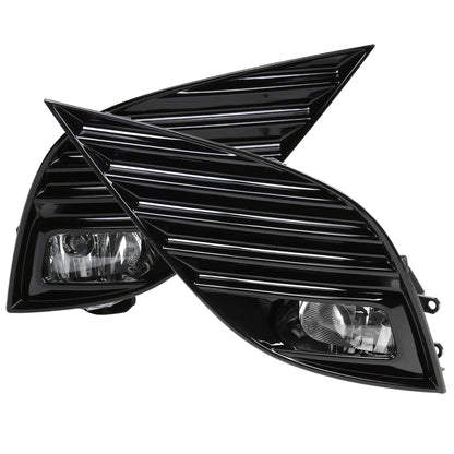2018-2020 Toyota Camry SE/XSE 12V/19W H16 Fog Lights Kit (Chrome Housing/Clear Lens)