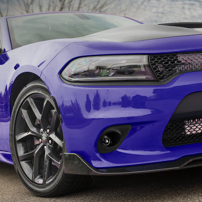 2015-2020 Dodge Charger H11 Projector Fog Lights Kit (Chrome Housing/Clear Lens)