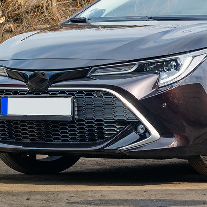 2019-2021 Toyota Corolla Hatchback LED Fog Lights Kit (Chrome Housing/Clear Lens)