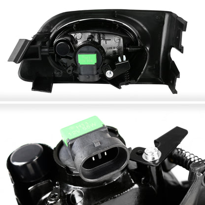 2001-2003 Honda Civic Coupe/Sedan 12V/55W H11 Fog Lights Kit (Chrome Housing/Smoked Lens)