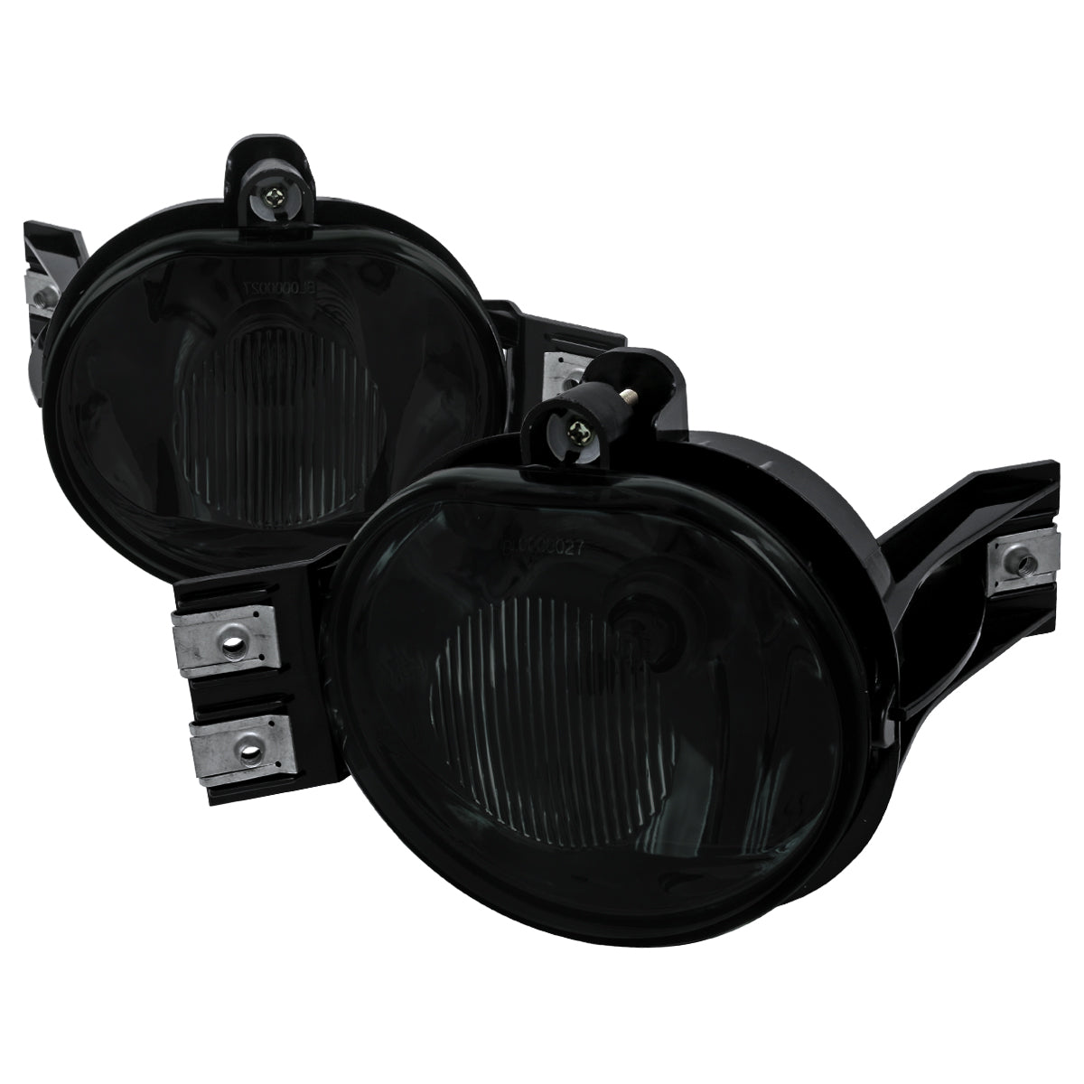2002-2009 Dodge RAM/Durango 9006 Fog Lights w/ Mounting Brackets (Chrome Housing/Smoked Lens)