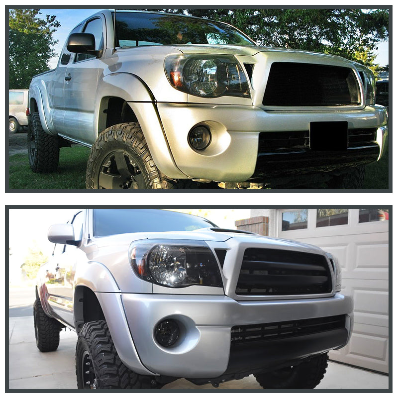 2004-2016 Toyota Sequoia/Tundra/Tacoma/Solara H10 Fog Lights Kit (Chrome Housing/Smoked Lens)