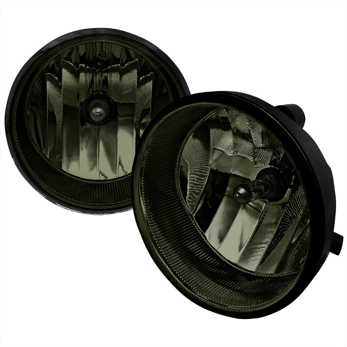 2004-2016 Toyota Sequoia/Tundra/Tacoma/Solara H10 Fog Lights Kit (Chrome Housing/Smoked Lens)