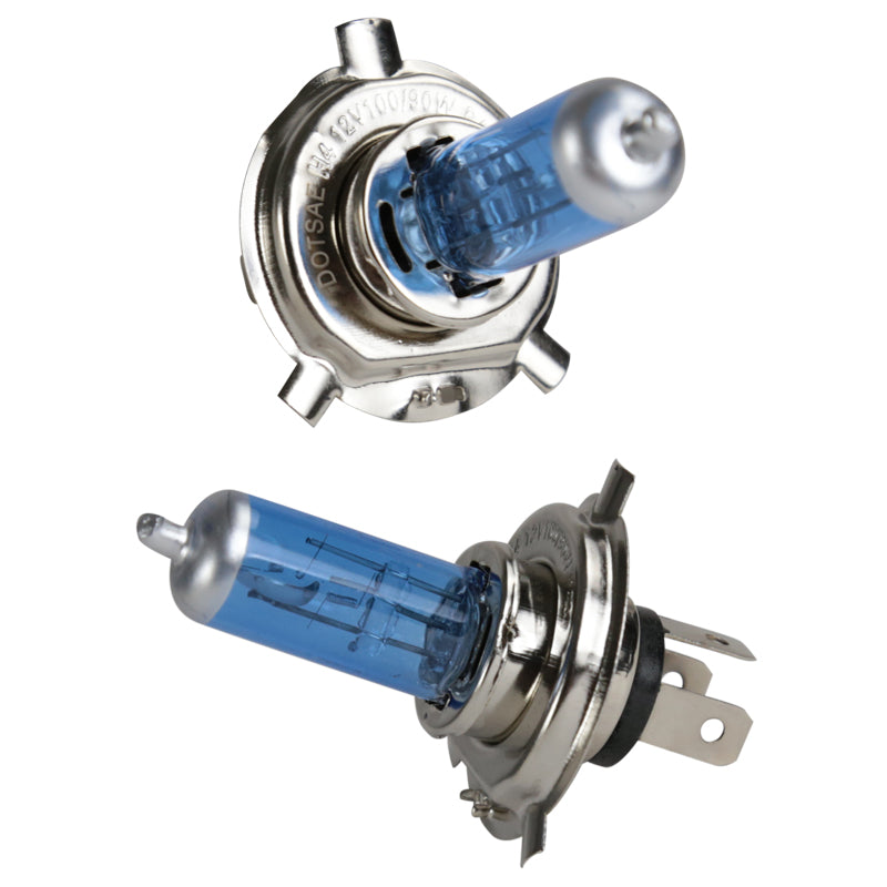 Universal 7"x6" H4 Crystal Headlights (Chrome Housing/Glass Lens)
