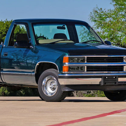 1988-1998 Chevrolet/GMC C10 C/K LED Strip Factory Style Headlights (Chrome Housing/Smoked Lens)