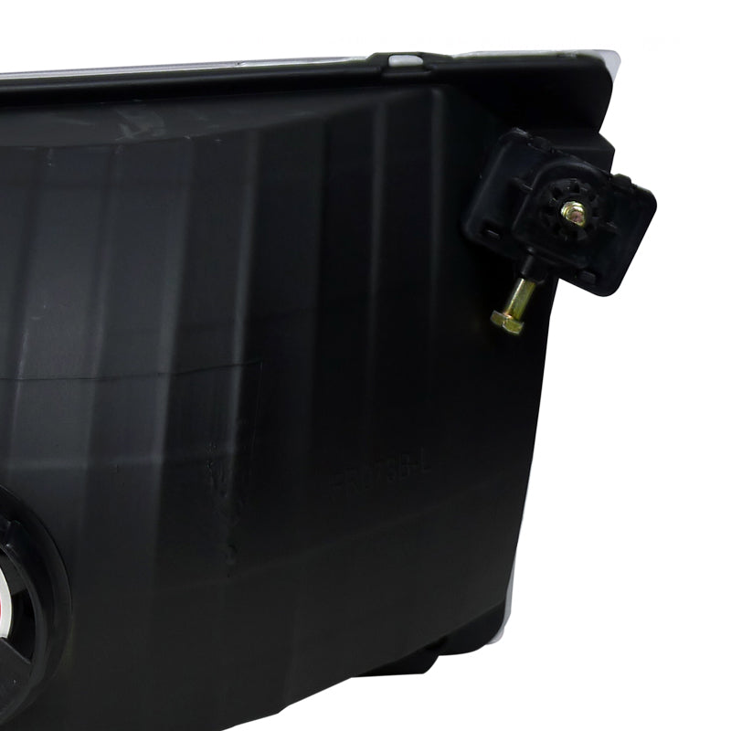 1999-2004 Ford F-250/F-350/F-450/F-550/Excursion Factory style Headlights (Matte Black Housing/Clear Lens)