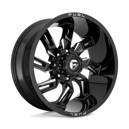 Fuel Offroad D747 LOCKDOWN Gloss Black Milled 22x10 -18 6x135mm 87.1mm