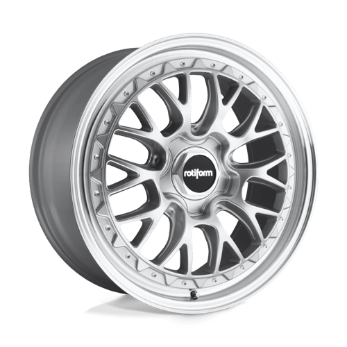 Rotiform R155 LSR Gloss Silver Machined 18x8.5 +45 5x112mm 66.6mm