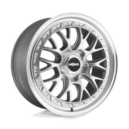 Rotiform R155 LSR Gloss Silver Machined 19x8.5 +35 5x112mm 66.6mm