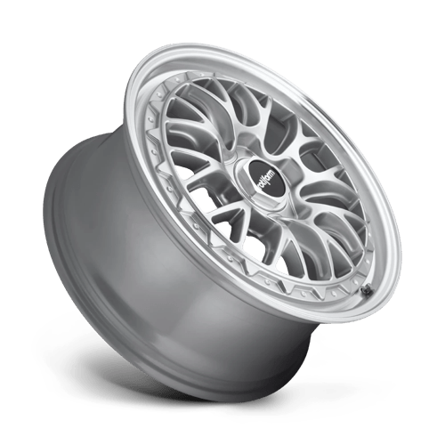 Rotiform R155 LSR Gloss Silver Machined 19x10 +35 5x112mm 66.6mm