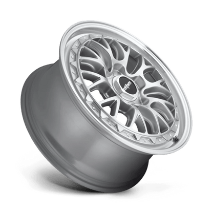Rotiform R155 LSR Gloss Silver Machined 18x9.5 +25 5x100mm 57.1mm