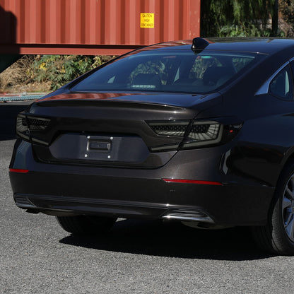2018-2022 Honda Accord Sedan SQ2 LED Sequential Signal Tail Lights (Glossy Black Housing/Smoked Lens)